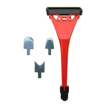 Imagem de Rrlihjgu Ferramenta para Remover Rejunte, 9 em 1 Raspador Removedor de Rejunte com Cabeca Substituivel, Espatula Angular com Cabo Antiderrapante para Limpeza de Cozinha Banheiro Piso Azuleijo Tinta