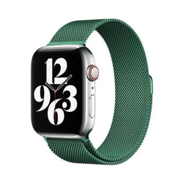 Imagem de Pulseira De Metal Milanese Loop De 44mm 40mm 45mm 41mm Para Apple Watc