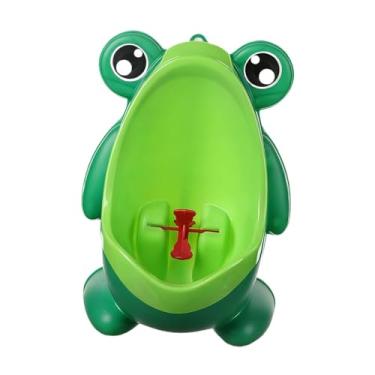 Imagem de Fenteer Mictório para treinamento de penico infantil, prático e leve, montado na parede, com alvo de mira engraçado, para penico infantil, Verde