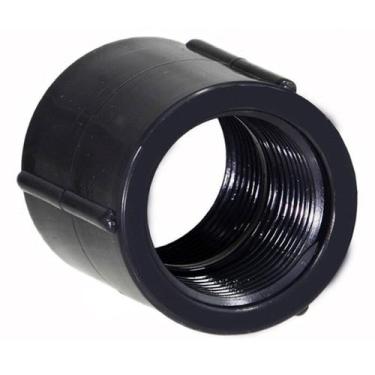 Imagem de Luva PVC Preta 2.1/2" Com Rosca Tubos Lz