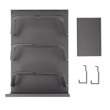 Imagem de ZJchao Organizador da Tampa da Maconha, Organizador de Tampa Maconha, Economia de Espaço de Estrutura de Alumínio de Alumínio Acomoda Vários Tamanhos de e Tábua de Cortar para