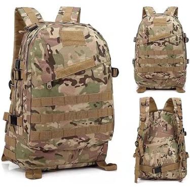 Imagem de Mochila Tática De Camuflagem De Viagem, Mochila De Arma Militar Ao Ar Livre, Mochila De Camuflagem Militar Ao Ar Livre Do Exército Adequada Para Caça, Tiro, Acampamento, G