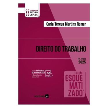 Imagem de Coleção Esquematizado - Direito Do Trabalho - 10ª Edição 2025
