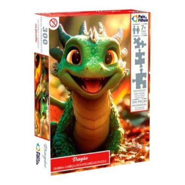 Imagem de Quebra-Cabeça em Família 300 peças Dragão - Pais e Filhos - Pais & Fil