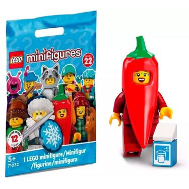 Imagem de Minifigura LEGO Série 22: Fantasia de pimenta com capa azul bônus (71032)