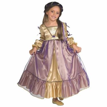 Imagem de Pequena princesa Julieta Meninas tamanho M 8/10 Vestido renascentista
