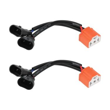 Imagem de OTOTEC 2 soquetes de conversão de lâmpadas de farol para carro 9006/9005 para H4 100W para 9006 9005