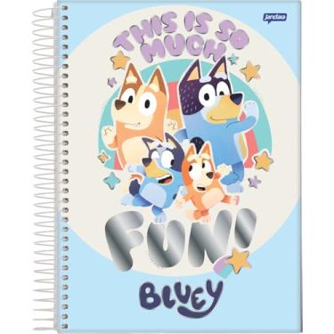 Imagem de Jandaia - Caderno Espiral Universitário CD 1 Matéria 80 Fls Bluey This is So Much FSC