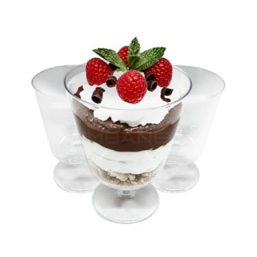 Imagem de Kit 24U Taça PS Florença Elegante Cristal 130ml P/Sobremesa