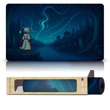 Imagem de Pixel Art Y'shtola (Stitched) - MTG Playmat - Compatible with Magic The Gathering Playmat - Play MTG, YuGiOh, TCG - Original Play Mat Art Designs & Accessories