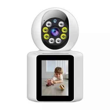 Imagem de Câmera WiFi Inteligente 4MP com Tela Integrada e Vídeo Chamada  Monito