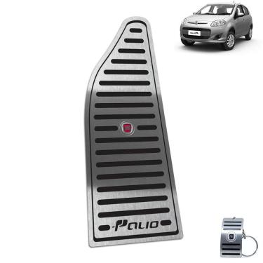 Imagem de Descanso De Pé Em Aço Inox Fiat Palio 2012 A 2017 Preto