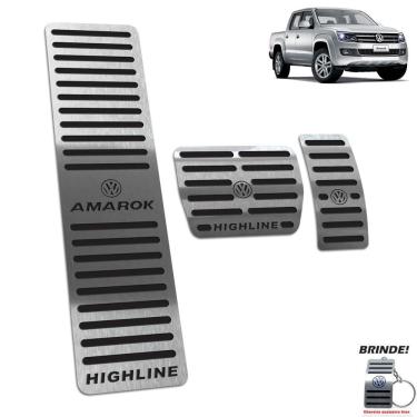 Imagem de Descanso + Pedaleira Amarok highline 2016 A 2020 Preto