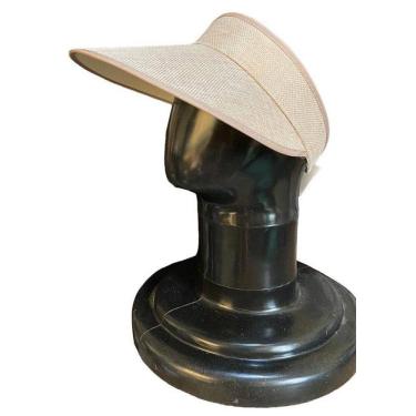 Imagem de Viseira Praia Primavera/Verão Modelo Palha Sintética Creme