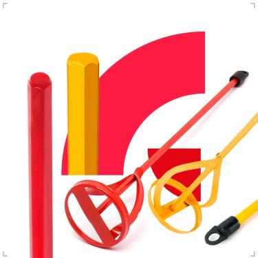 Imagem de Misturador Batedor de Argamassa Cimento Tinta Gesso para Furadeira