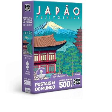 Imagem de Quebra-cabeça 500 peças Postais do Mundo Japão Fujiyoshida - Toyster