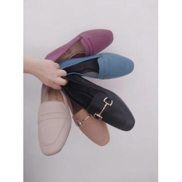 Imagem de Mocassim confeccionado couro legitimo - Sapachique , Roxo