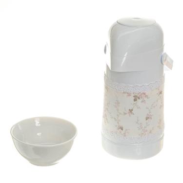 Imagem de Garrafa térmica e molhadeira com capa quarto bebê menina