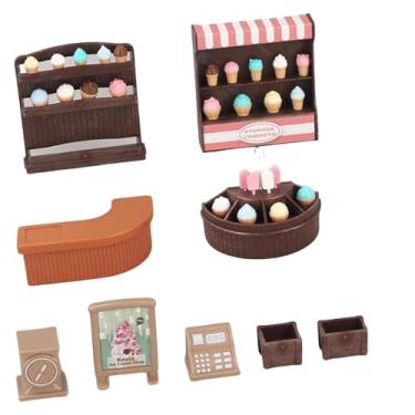 Imagem de YIJU Balcão de sorvetes Playset Play Store Presente Brinquedos educativos para crianças Balcão de loja Playset Brinquedo de dramatização para crianças