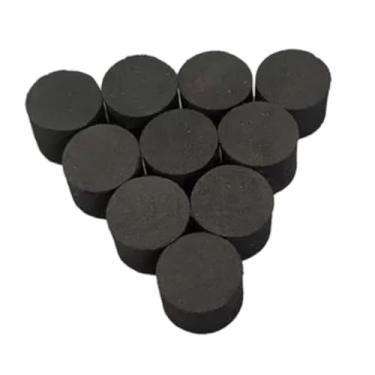 Imagem de KiBcsLic 10 peças de gatilho de bateria eletrônica com esponjas elásticas e silenciosas de fácil instalação, pretas e pegajosas, 20 mm de altura, 19x20mm