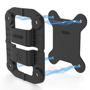 Imagem de Suporte magnético para câmera corporal, 8 peças de ímãs, suporte de câmera de ímã forte adequado para todos os modelos, câmera de corpo policial, cola nas roupas para evitar que a câmera de aplicação