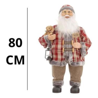 Imagem de 10804p - papai noel urso e presentes 35x28x80cm xm616-k3 - Casa Moah, 