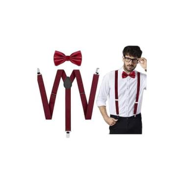 Imagem de Conjunto de suspensórios e suspensórios Humita para adultos, homens e 