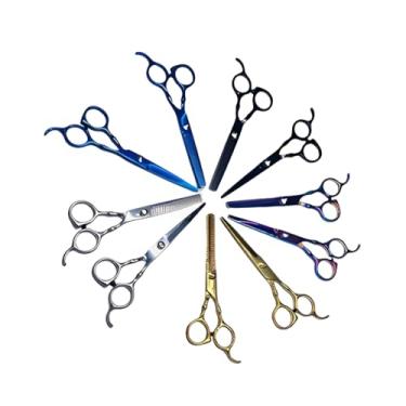 Imagem de Kit Cabeleireiro, Kit 2 Tesoura de Cabeleireiro Profissional de Aço Inoxidável Corte Ferramentas de Estilo, Vários Modelos Disponíveis(aleatório)