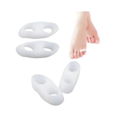 Imagem de Anel Para o Pé Corretivo De Joanete Dedinho Com Separador Dedos - Par