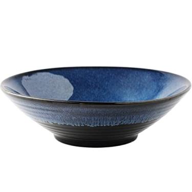 Imagem de WYUYIWH Tigela de macarrão tigela de ramen doméstica utensílios de mesa tigela de salada tigela de sopa tigela grande tigela de macarrão instantâneo