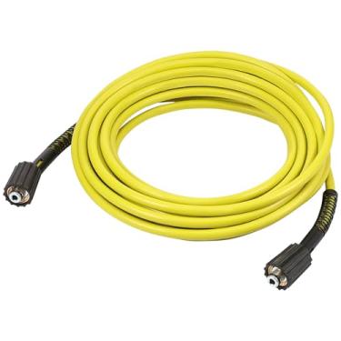 Imagem de Mangueira para lavadora de pressão, economia de tempo, arruela sólida, substituições seguras, à prova de vazamento, mangueira de extensão de lavagem de pressão (amarelo, 10 m)