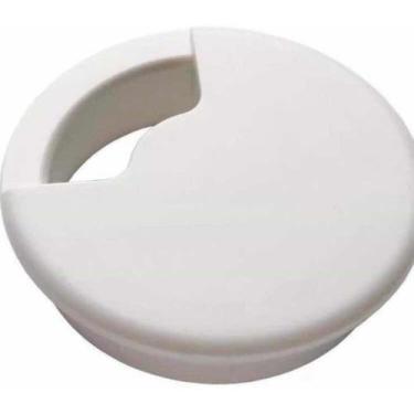 Imagem de 7 Passa Fio Acabamento Cor Branca 59mm - comercialoliveira