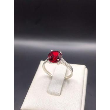 Imagem de Anel solitario cod.: an00012 - HR PRATA, Água marinha, 13 AO 19