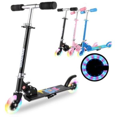 Imagem de Kick Scooter Legooin para crianças de 3 a 10 anos com rodas de LED