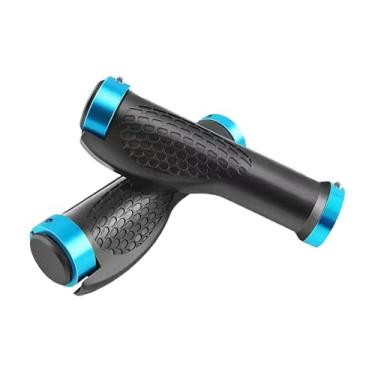 Imagem de RNXRZANK Par de Manoplas de Guidão de Bicicleta com Trava de Borracha Antiderrapante Ergonômicas, Substituição Adequada para Bicicletas, Triciclos, Uso Familia, Azul