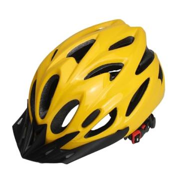 Imagem de Pegciuho Capacete de Bicicleta Adulto, Confortável para Homens E Mulheres, Ventilação, Respirabilidade Ajustável, Acessórios de Ciclismo, Amarelo
