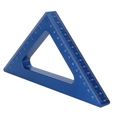 Imagem de Zhjvihx Régua Triangular de Liga de Alumínio, Régua Triangular A Escala Não Desbotada na Superfície do Corpo é Transparente para Toda A Vida, para Casa, para Estúdio, para Trabalho