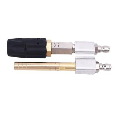 Imagem de Hyuduo Bocal de Lavadora de Alta Pressão, Aço Inoxidável 2 Em 1 Modo de Pulverização Ajustável de 1000 a 4050 PSI para Limpeza Doméstica e Profissional