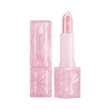 Imagem de Batom Cristal Rosa Termocrômico - Hidratante, à Prova d'Água e Longa D