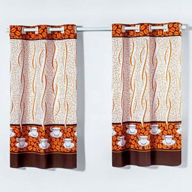 Imagem de Cortina Gourmet Oxford 2,00m X 1,30m Xícara Tabaco