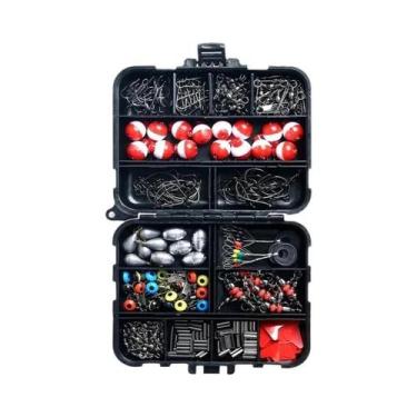 Imagem de Kit De Pesca Ao Ar Livre Com 263 Peças, Caixa De Equipamentos, Alicate
