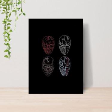 Imagem de Quadro Devils Night Dark Romance A4  Placa MDF 17 - Lomi Art