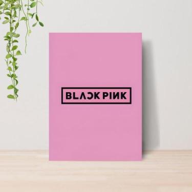 Imagem de Quadro Black Pink Kpop A4  Placa MDF 02 - Lomi Art