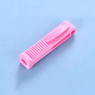 Imagem de 1 peça abridor de ampola ergonômico macio para enfermeiras, disjuntor de frasco de vidro de uma mão compacto para hospital, farmácia, viagem, uso doméstico, rosa