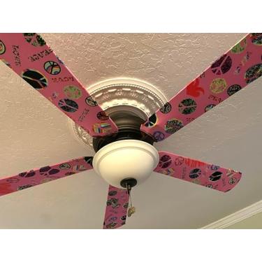 Imagem de Capas de ventilador de teto com sinal de paz