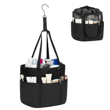 Imagem de Malha portátil Shower Caddy onemoky 24x21x25 cm de secagem rápida