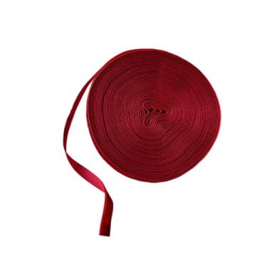 Imagem de Esquirla Fita de veludo natalina, decoração de Natal, fitas decorativas DIY para o Dia dos Namorados, casamentos e guirlandas de Natal, Vermelho