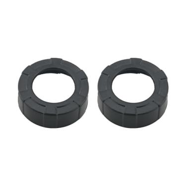 Imagem de WELWIK 2 peças, pistola de enchimento de salsicha preta, ferramenta de pulverização de capa frontal de alumínio para cozinha/banheiro/tanque/porta/janela/pia/encaixe, enchimento e arrumação