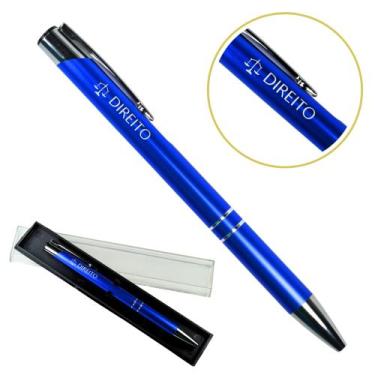 Imagem de Caneta Personalizada Cursos Metal Profissional Coloridas Direito - out