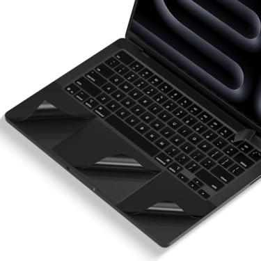 Imagem de Adesivo protetor de palma compatível com MacBook Pro 2025-2021 14 polegadas M5 M4 M3 N2 M1 A3434 A3401 A3112 A3185 A2918 A2992 A2779 A2442, MacBook Pro Accessories Skin, Space Black